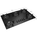 Ver imagem 2 de Cooktop Mueller 5 Bocas Queimador Ultra Chama Mcg115bb Bivolt