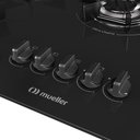 Ver imagem 3 de Cooktop Mueller 5 Bocas Queimador Ultra Chama Mcg115bb Bivolt