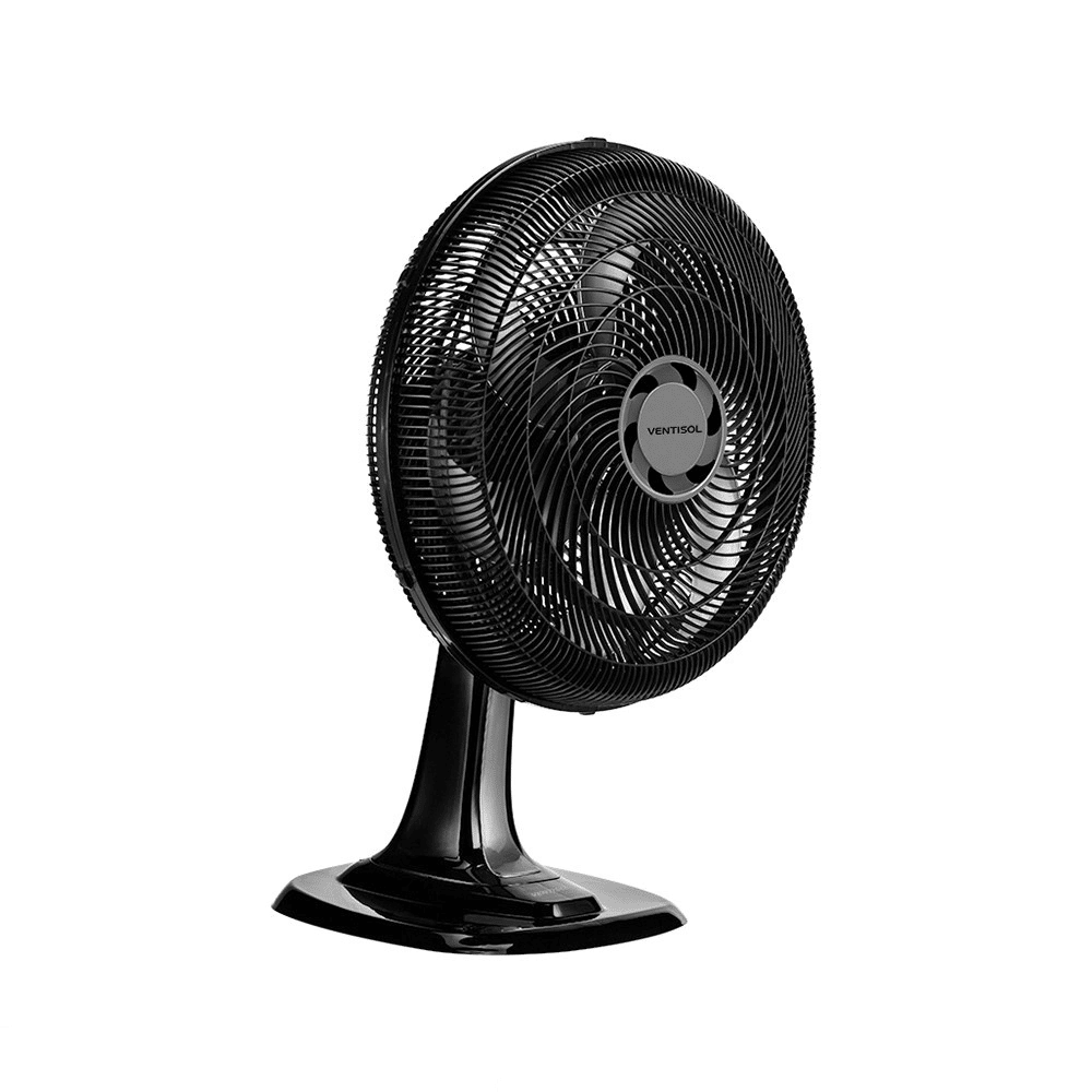 Ventilador De Mesa Turbo Preto 6 Pás - 40cm - 127v - Ventisol - 4