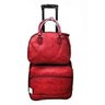 Kit Mala Rodinha e Mala De Mão Pequena Lisa - Vermelho - 1