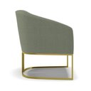 Ver imagem 6 de Poltrona Decorativa Base Industrial Dourado Stella Bouclê D03 - D'Rossi