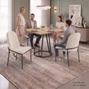 Ver imagem 5 de Conjunto para Sala de Jantar Mesa Ômega Tampo Quadrado 90x90 com 4 Cadeiras Rubi
