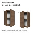 Ver imagem 4 de Armário Aéreo para Quarto 40 cm 1 Porta Rustic Neo Madesa