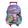 Mochila com Rodinhas Clio Minions Agnes - Rosa chiclete - 1