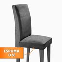 Ver imagem 5 de Conjunto com 04 Cadeiras Grécia Rufato Imbuia/veludo Creme