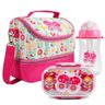 Lancheira Térmica Infantil com marmita e garrafa Borboleta - 1
