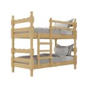 Ver imagem 2 de Beliche Madeira Maciça - Vira 2 Camas - para Colchão 78/88 X 188cm Porto Multimóveis Cr4138