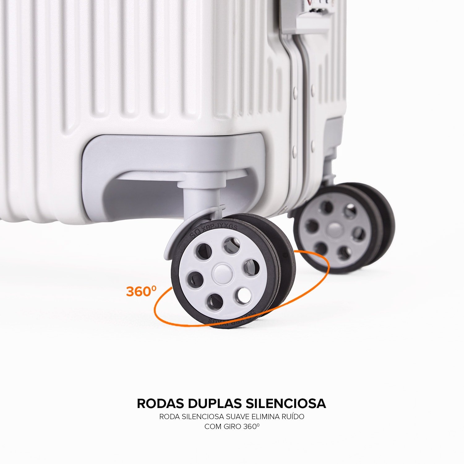 Kit de Viagem com 3 Peças Policarbonato Abs Noruega Maloa:branco - 11