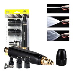 Bico Alta Pressão Jato Mangueira Água Kit 4 Pçs Lava Carro - 1