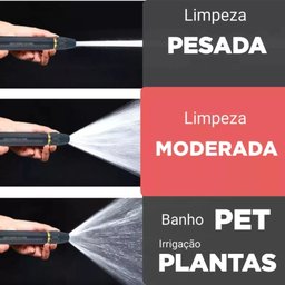 Bico Alta Pressão Jato Mangueira Água Kit 4 Pçs Lava Carro - 6
