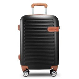 01 Mala Rodinha 360 Preta Jacki a Bordo Aceito (anac) com 4 Rodinhas - 2