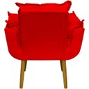 Ver imagem 3 de Kit 2 Poltronas Decorativas Reforçada para Sala Alice para Recepção Manicure Escritório Suede