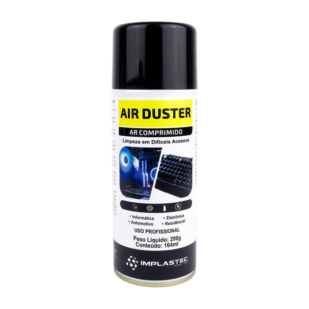 Air Duster Pro Ar Comprimido Removedor De Pó 230g/400ml - 1