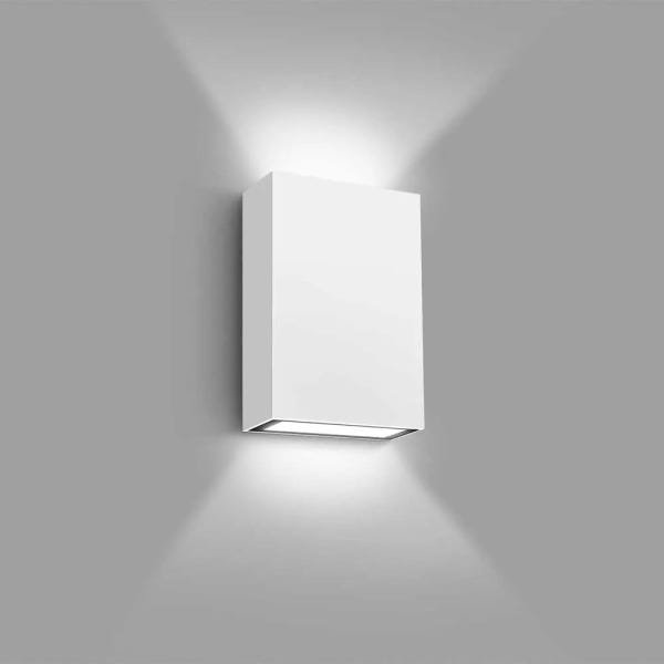 Arandela LED Branca LED 4W 3000K 12cm Muro Parede Externa Delis - 2