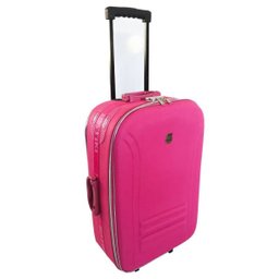 Mala de Viagem Grande Rodinhas e Cadeado Batiki Rosa BTK65-1 - Fúcsia - 1