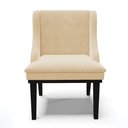 Ver imagem 7 de Kit 10 Cadeiras De Jantar Suede Bege Base Fixa Madeira