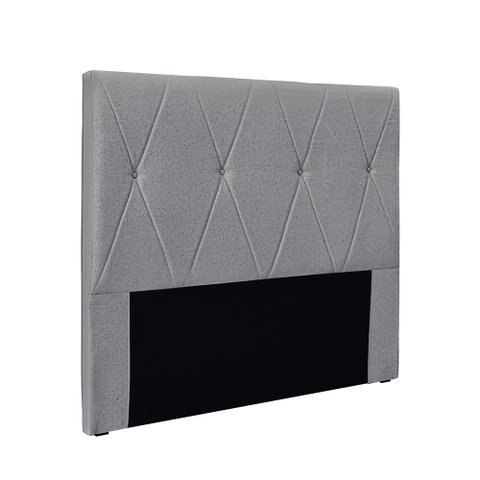 Cabeceira Cama Box King 195 Cm Aquilla Linho Cinza S04 - D'Rossi