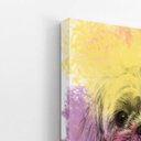 Ver imagem 3 de Quadro Cachorro Maltês Tinta Aquarela Canvas 60x40cm