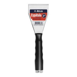 Espatula Massa Gesso Aço Inox Angular 3" Atlas- 2 Unidades - 2