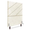 Ver imagem 1 de Cabeceira Solteiro 100 Cm com Frame Cristal Boucle Bege Artte