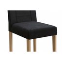 Ver imagem 4 de Sala de Jantar Completa Graviola Tampo Madeirado C/ Vidro 80x120cm e 4 Cadeiras 2cad150 Nogueira/off
