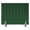 Ver imagem 1 de Cabeceira Cama Casal Queen Size 160 Cm Eloá Suede e Frame Verde