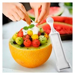 Descascador e Boleador de Frutas com Cabo Branco - 7