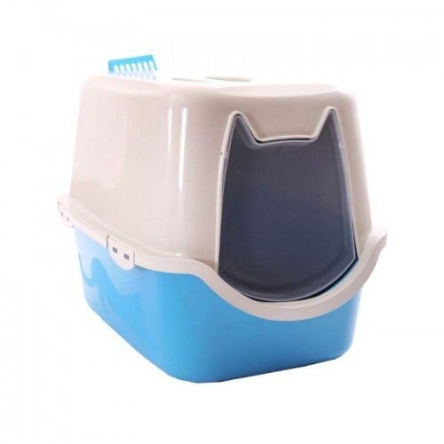 Banheiro Para Gato Toalete Sanitário Wc Duracats Cor Azul - 1