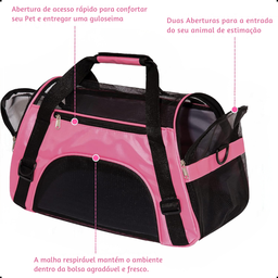 Bolsa Pet para Transporte Caes e Gatos Avião Cia Aérea Tam M - 3