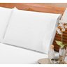 Jogo de Cama Ponto Palito Percal 180 Fios Elegance Solteiro 02 Peças - Branco - 2