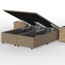 Ver imagem 2 de Box Baú Queen Bipartido Probel Luxo Suede