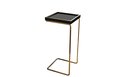 Ver imagem 1 de Mesa Lateral de Apoio para Sala Sofá Anny - Dourada e Preta