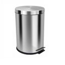 Ver imagem 1 de Lixeira em Aço Inox com Pedal e Cesto Interno 20lts