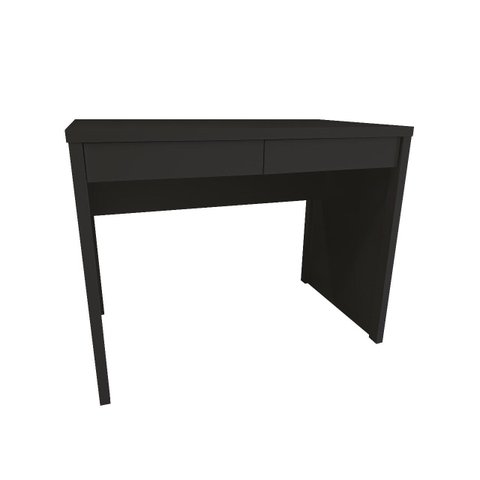 Mesa para Escritório em Mdf 15 Mm Preto com Gavetas Home Office Atendimento Loja Recepcao Escritório