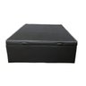 Cama Baú Casal com 25cm de Profundidade/43cm Altura -blindado Corino Preto - 3