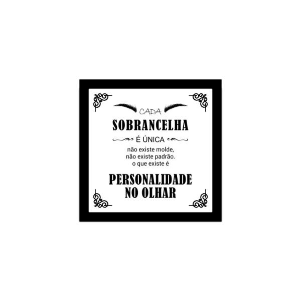 KIT DE QUADROS DECORATIVOS EM MDF DESIGNER DE SOBRANCELHAS 28 - 3
