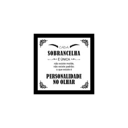 KIT DE QUADROS DECORATIVOS EM MDF DESIGNER DE SOBRANCELHAS 13 - 3