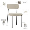 Ver imagem 6 de Kit 2 Cadeiras para Sala de Jantar e Cozinha Melissa em Aço