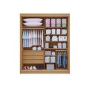 Ver imagem 3 de Guarda Roupa Solteiro 1 Porta Espelhada Branco Atenas - D'doro