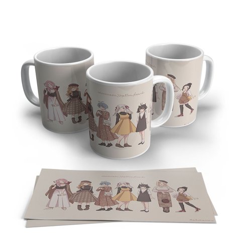 Caneca de Porcela Anime Black Cover Modelo 12