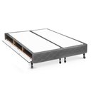 Ver imagem 1 de Cama Box Closet King Poli Tecido Gray (193x203x27) - Castor