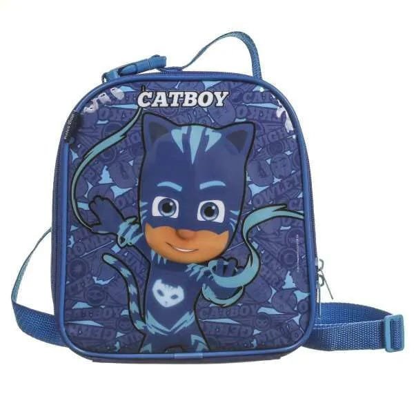 Lancheira Térmica Pj Masks Catboy Max Super com Garrafa e Porta Lanche - 1
