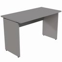 Ver imagem 1 de Mesa Retangular Pé Painel Linha Versa Cinza para Escritório