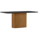 Ver imagem 2 de Mesa de Jantar Serena 180x90 cm com Vidro Ype Preto - New Ceval