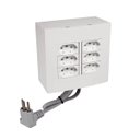 Ver imagem 1 de Caixa com 6 Tomadas 10a Margirius Cor:branco