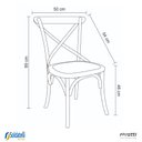 Ver imagem 5 de Kit 2 Cadeiras Katrina Madeira Maciça Diversas Cores - Rivatti