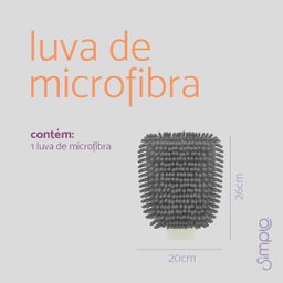 Luva de microfibra multiuso - Simplo - 4