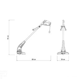 Aparador de Grama Elétrico Tramontina Ap1000t com Diâmetro de Corte de 280 Mm 1000 W 220 V Tramontin - 10