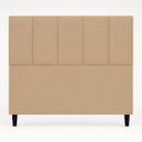 Ver imagem 5 de Cabeceira Classic Casal 140cm para Quarto Cama Decorativa Moderna Elegante Suede Nude