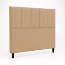 Ver imagem 6 de Cabeceira Classic Casal 140cm para Quarto Cama Decorativa Moderna Elegante Suede Nude